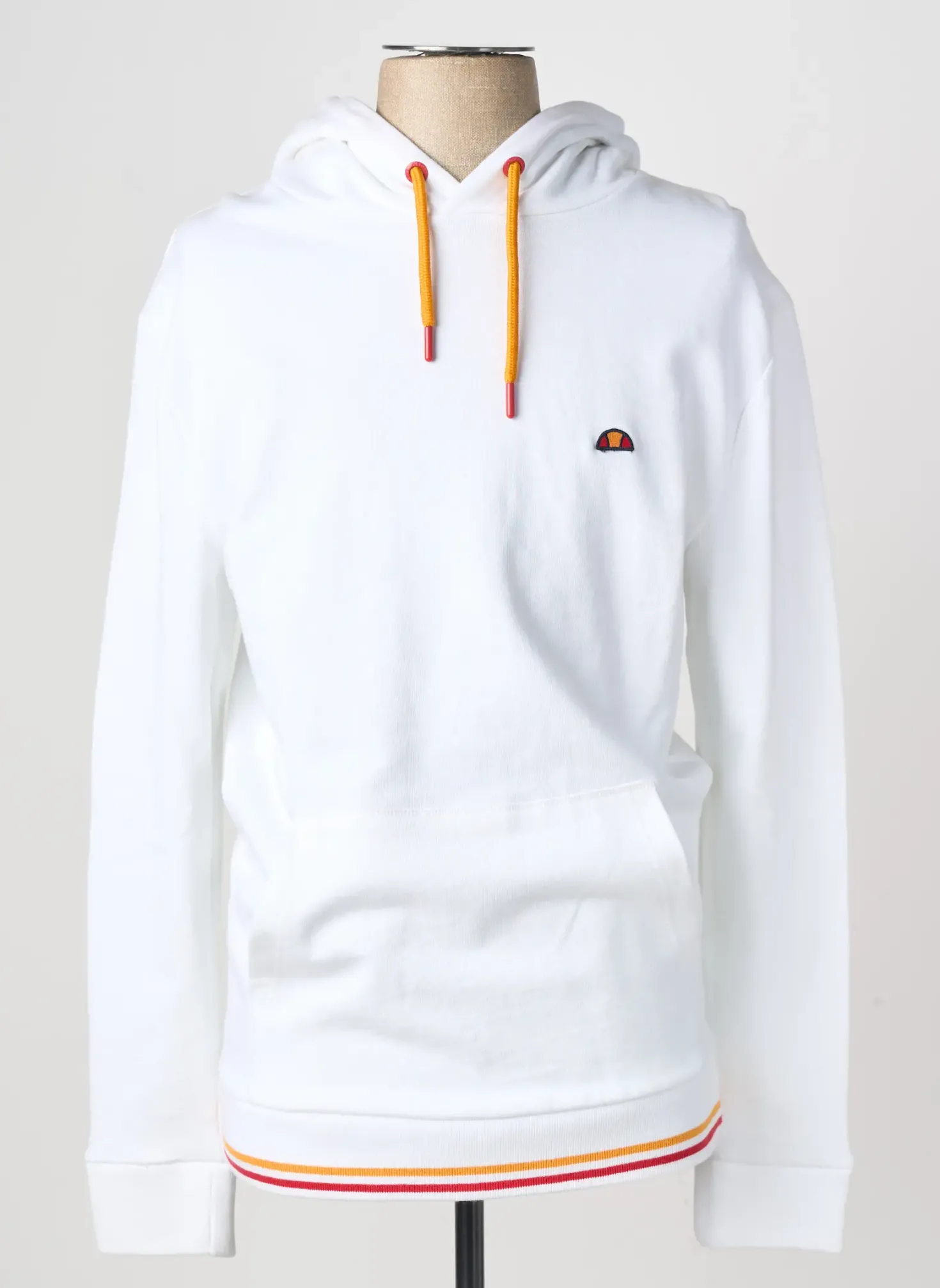 Sweat-shirt À Capuche Ellesse Blanc Manches Longues