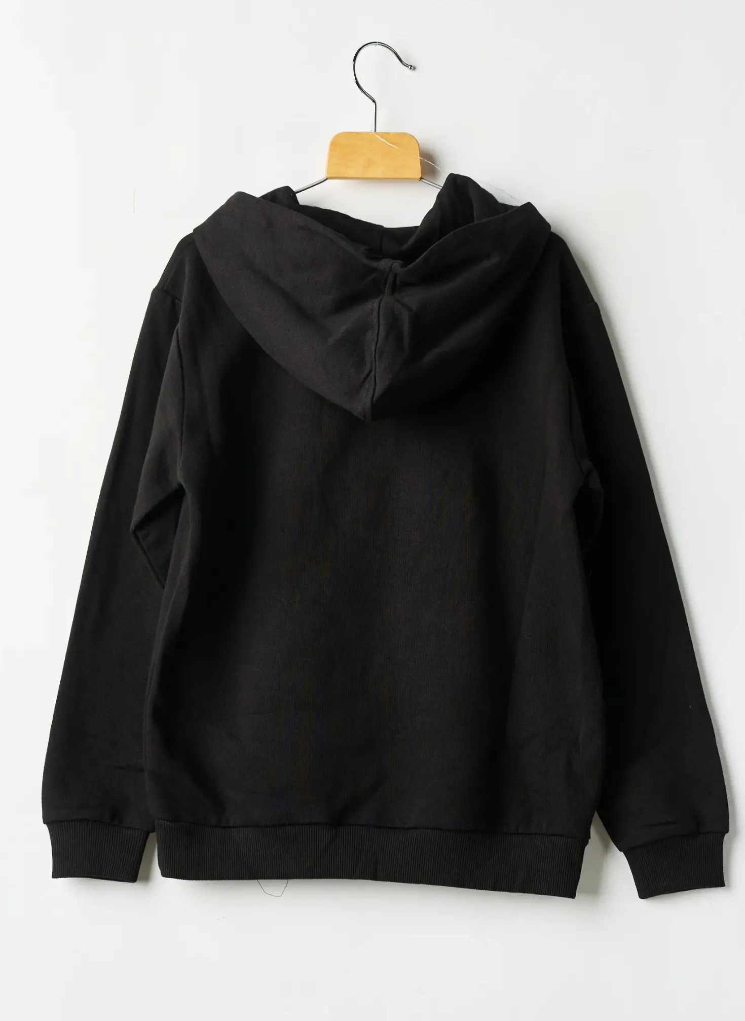 Sweat-shirt À Capuche Fila Noir Manches Longues