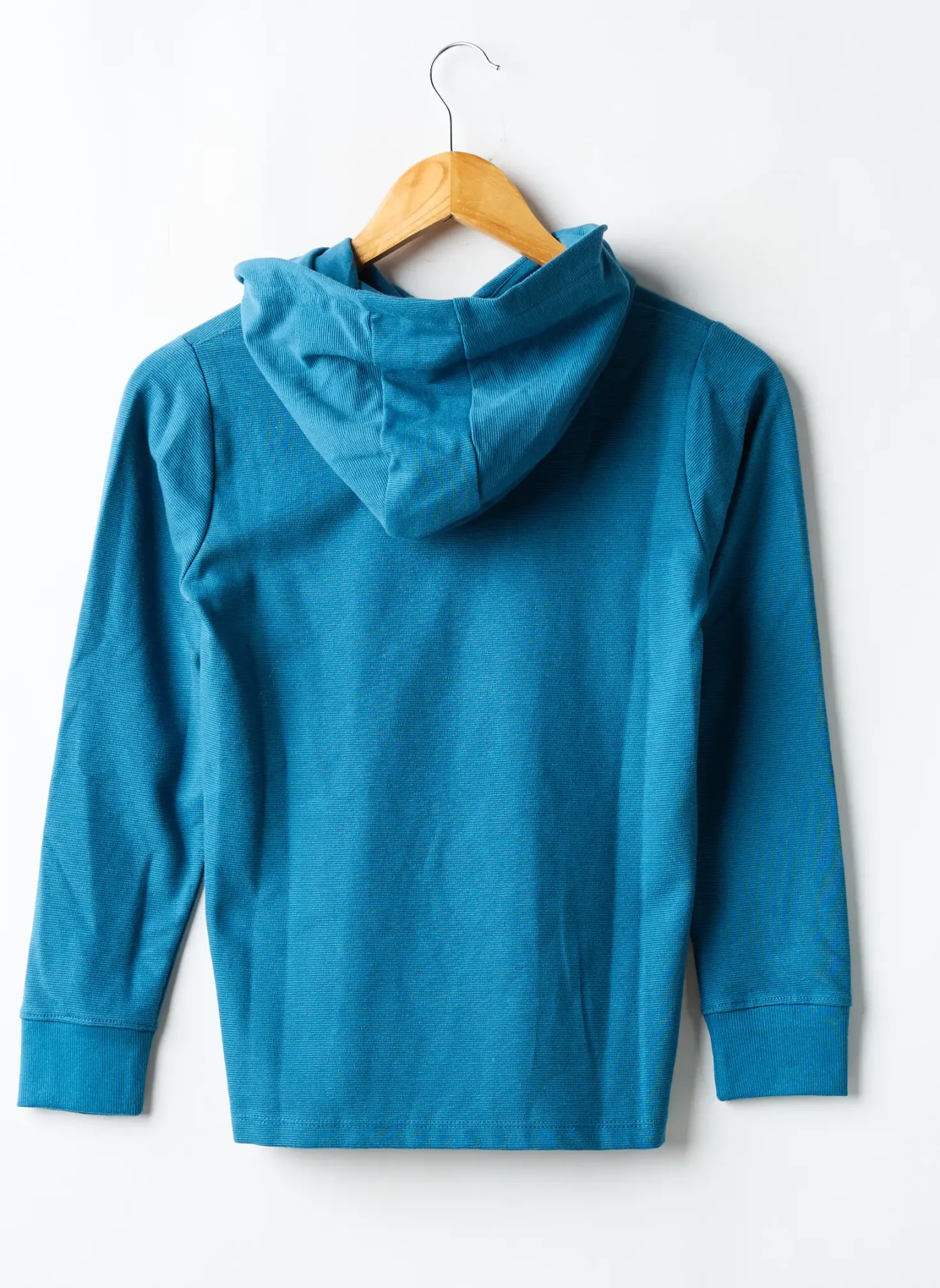 Sweat-shirt À Capuche Garcia Bleu Manches Longues