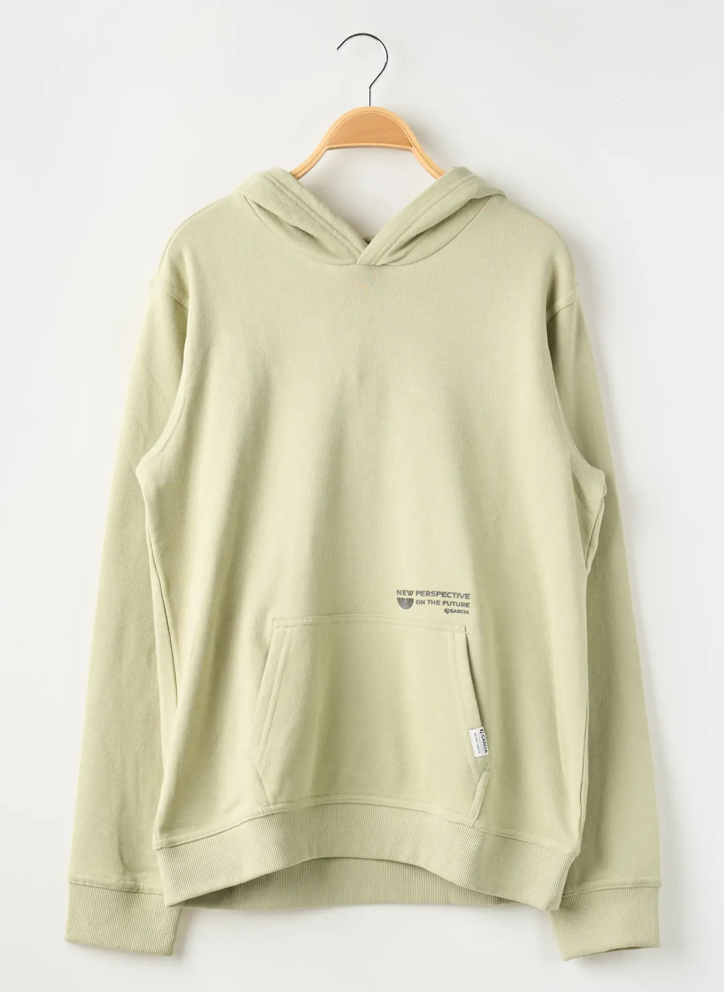 Sweat-shirt À Capuche Garcia Vert