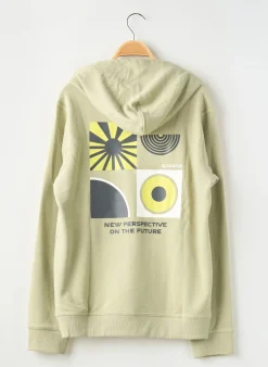 Sweat-shirt À Capuche Garcia Vert