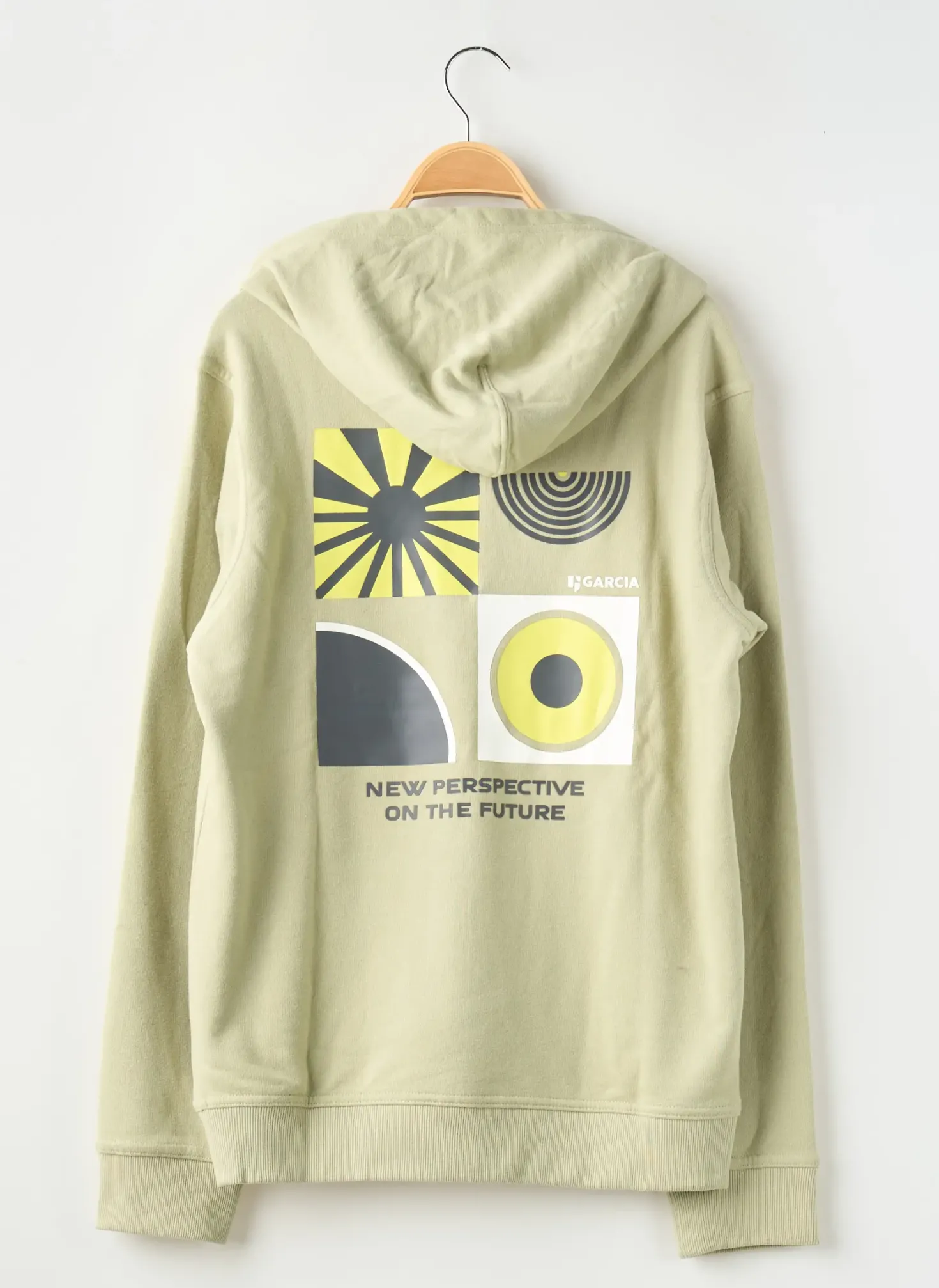 Sweat-shirt À Capuche Garcia Vert