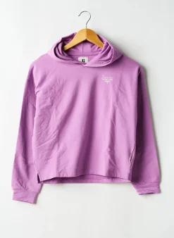 Sweat-shirt À Capuche Garcia Violet Manches Longues