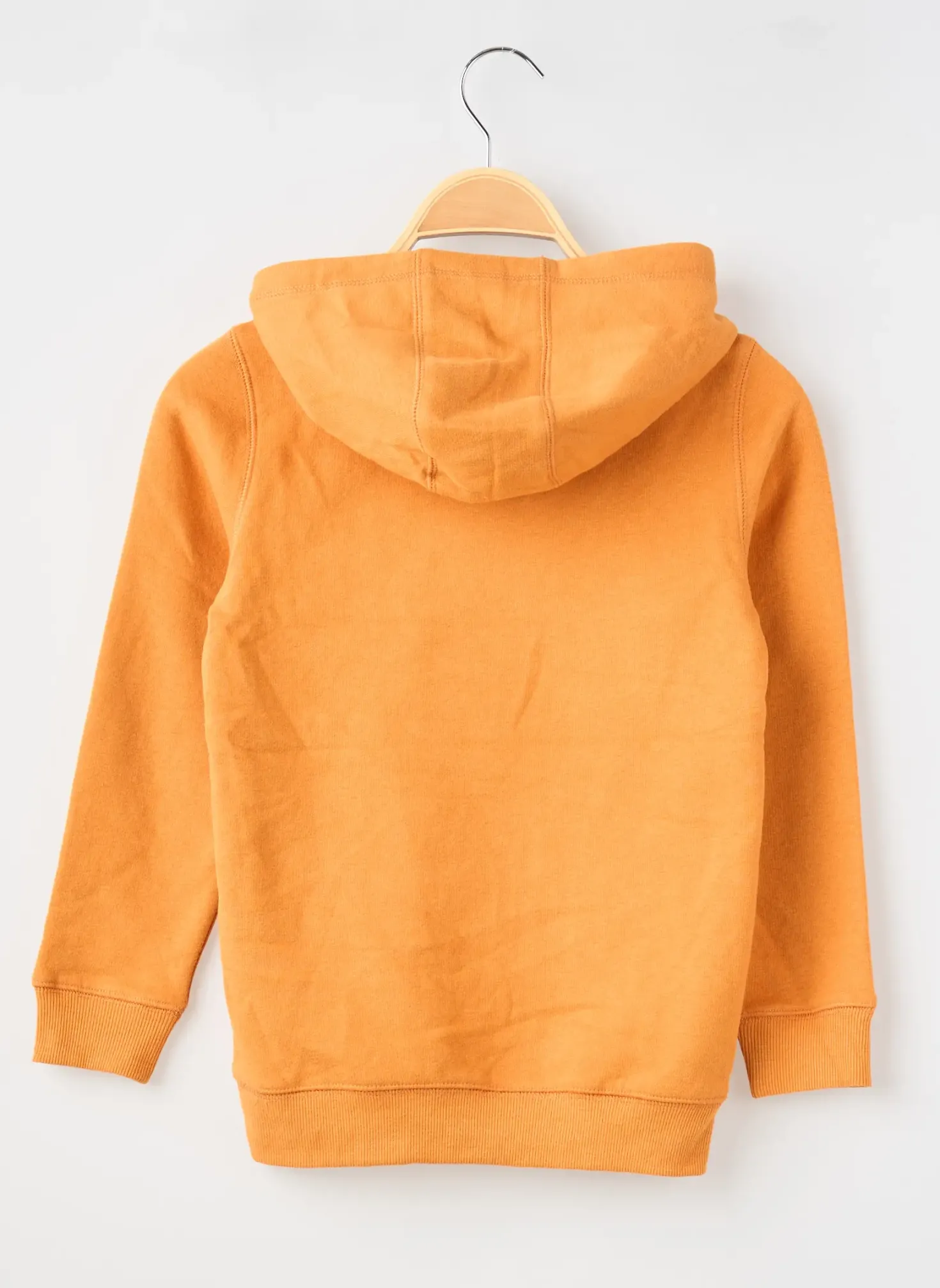 Sweat-shirt À Capuche Garcoa Orange Manches Longues