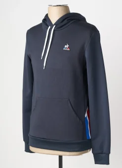 Sweat-shirt À Capuche Le Coq Sportif Bleu Manches Longues