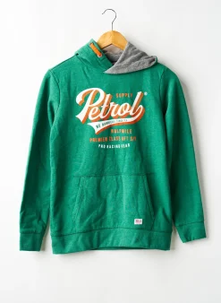 Sweat-shirt À Capuche Petrol Industries Vert
