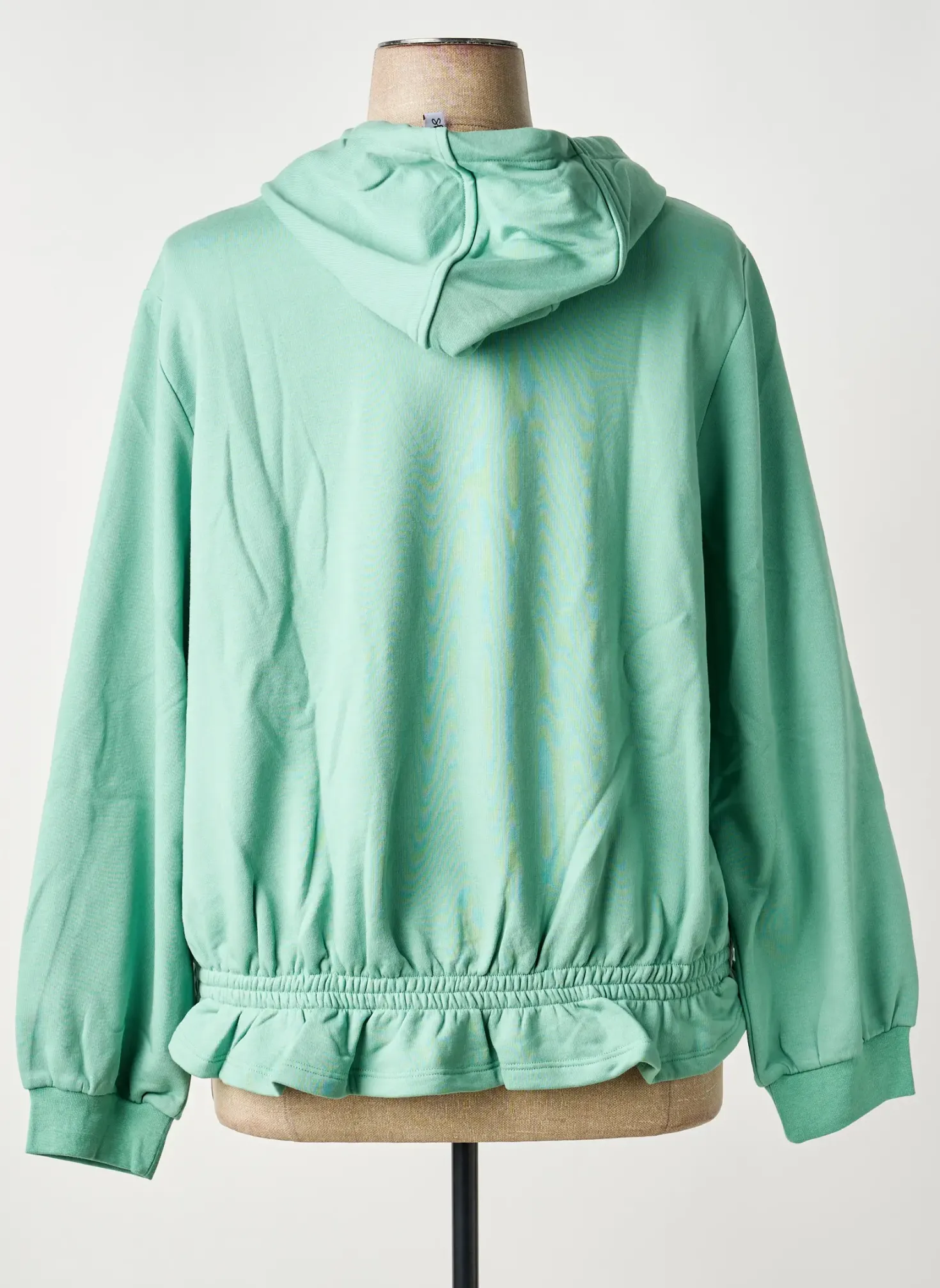 Sweat-shirt À Capuche Sheego Vert Manches Longues