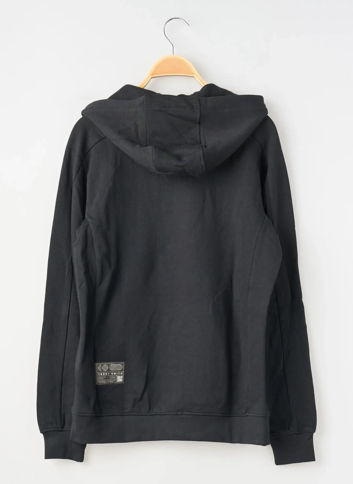 Sweat-shirt À Capuche Teddy Smith Noir Manches Longues