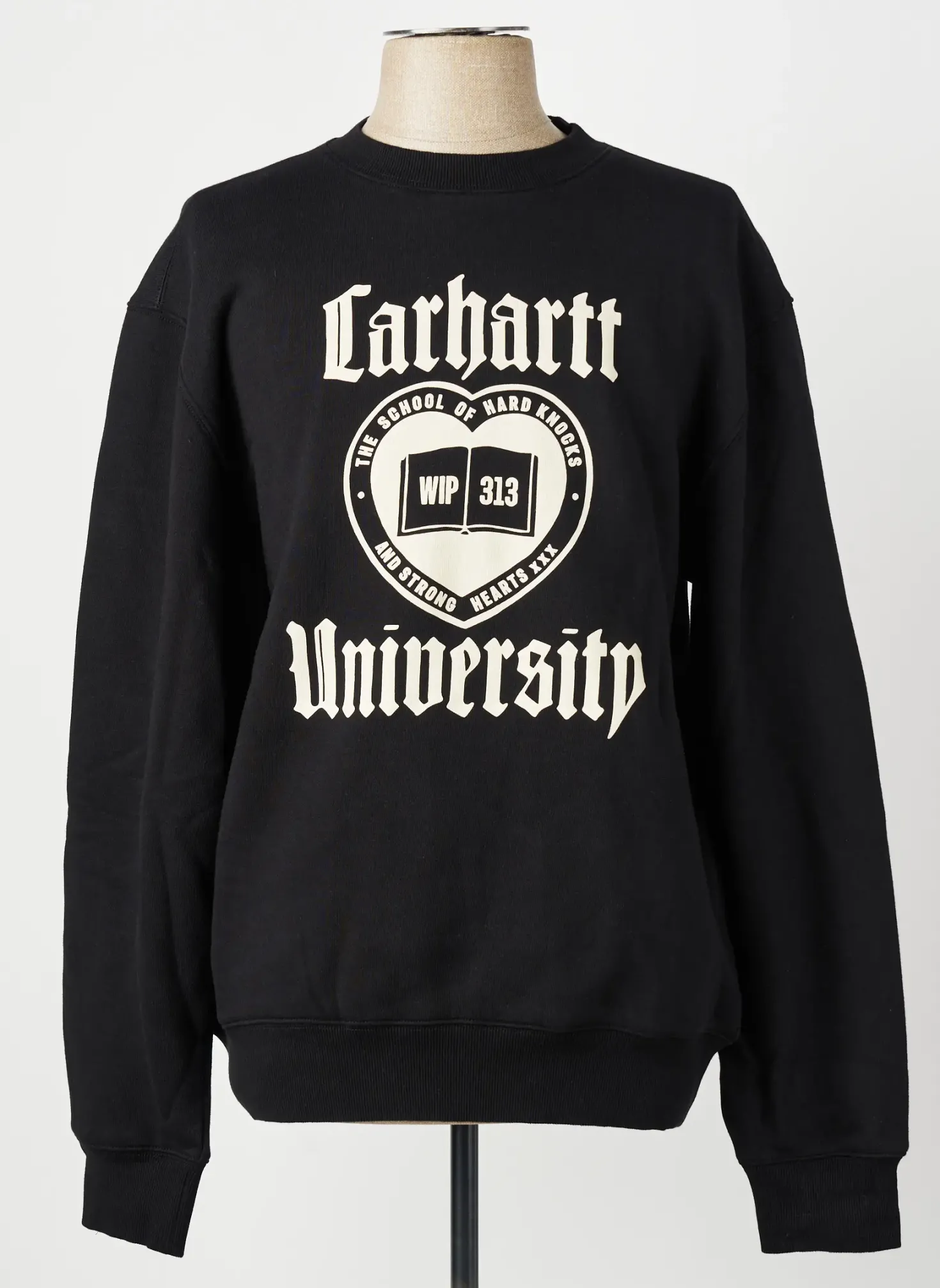 Sweat-shirt Carhartt Noir Manches Longues