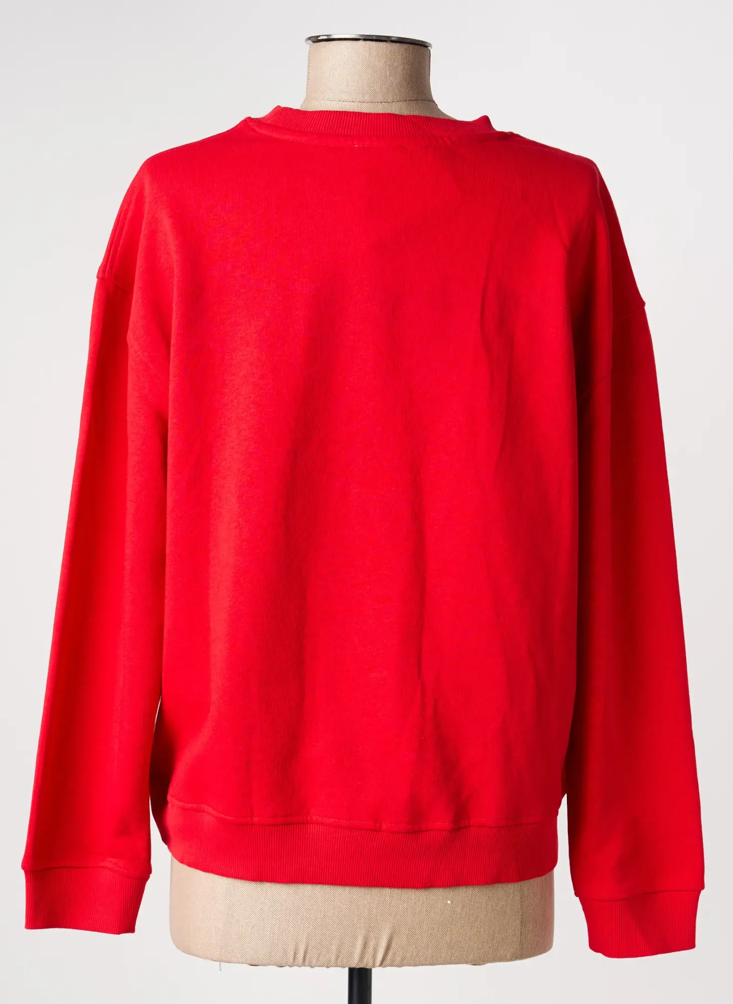 Sweat-shirt C'est Beau La Vie Rouge Manches Longues