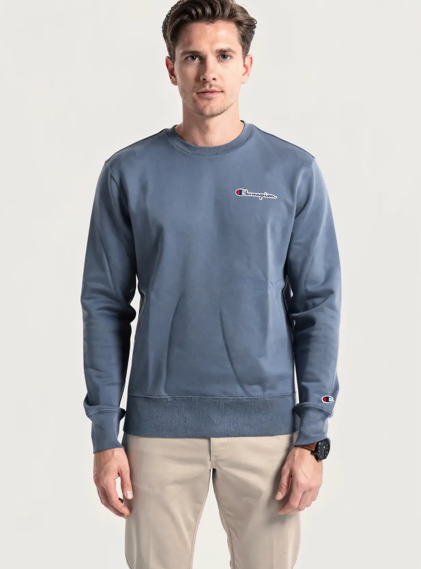 Sweat-shirt Champion Bleu Manches Longues