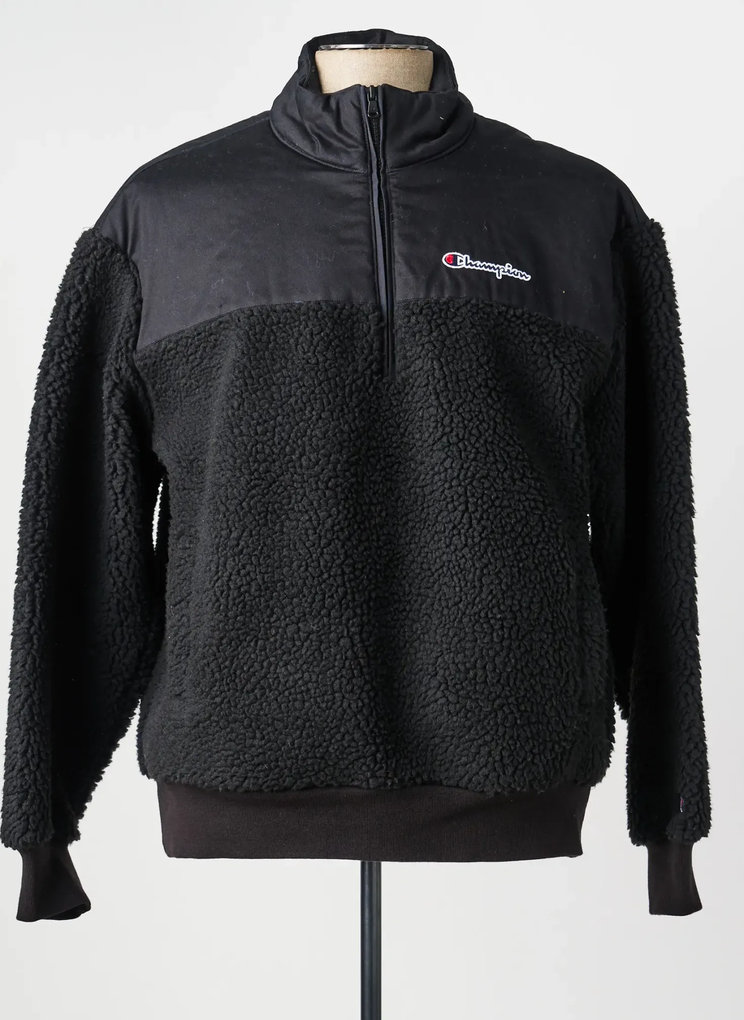 Sweat-shirt Champion Noir Manches Longues