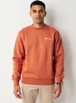 Sweat-shirt Champion Orange Manches Longues