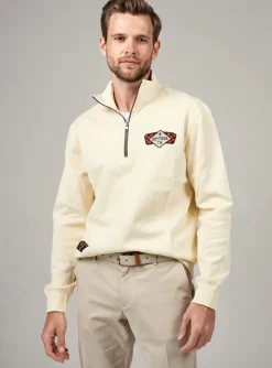 Sweat-shirt Daytona Beige Manches Longues