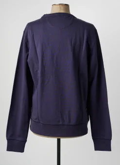 Sweat-shirt Daytona Bleu Manches Longues