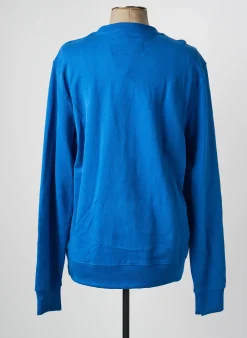 Sweat-shirt Daytona Bleu Manches Longues