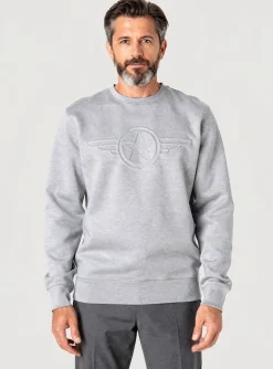Sweat-shirt Daytona Gris Manches Longues