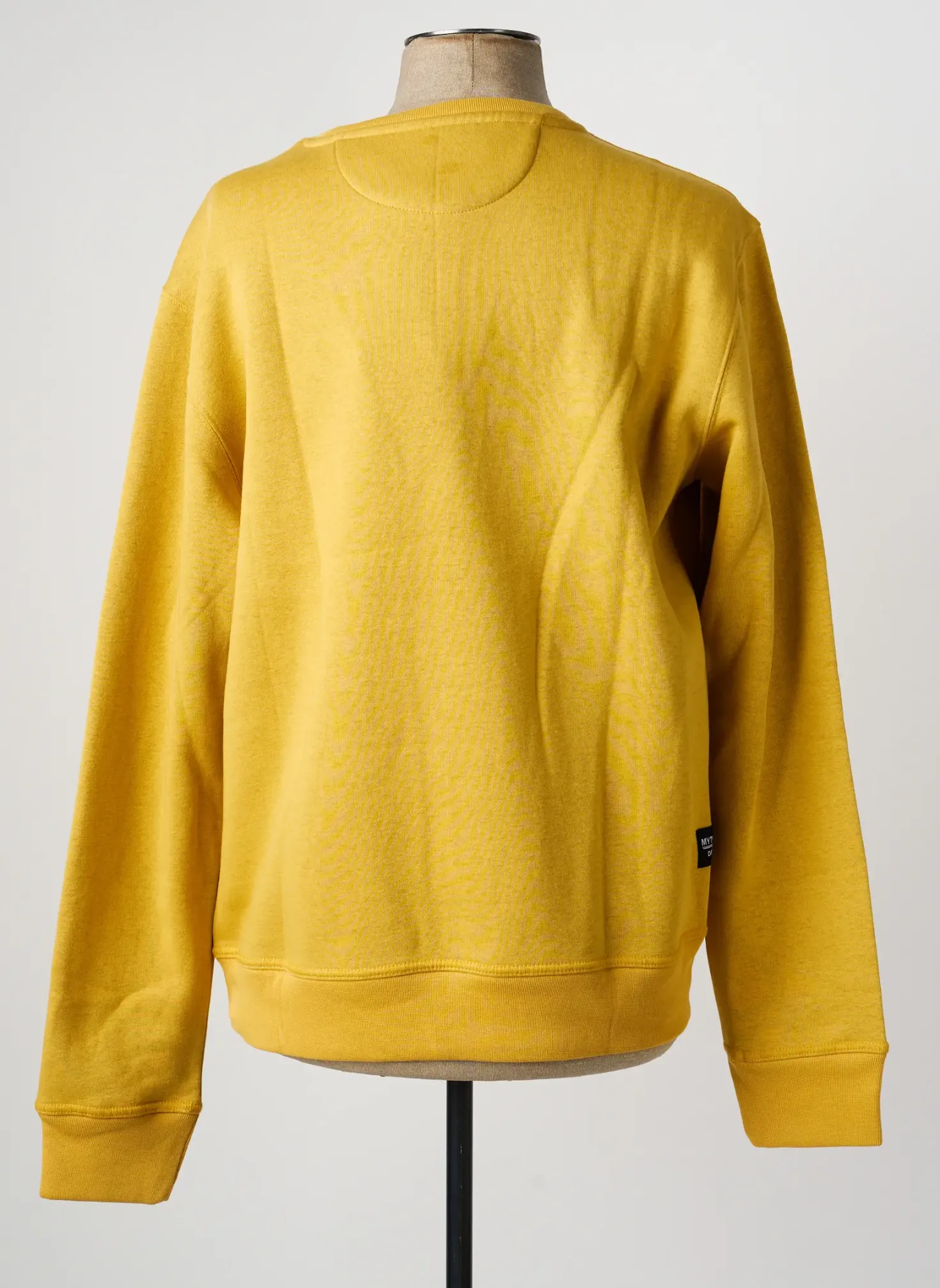 Sweat-shirt Daytona Jaune Manches Longues