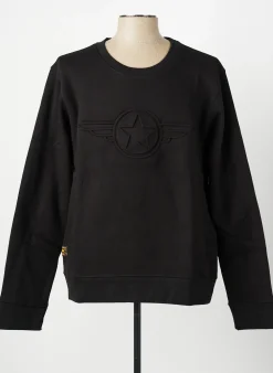 Sweat-shirt Daytona Noir Manches Longues