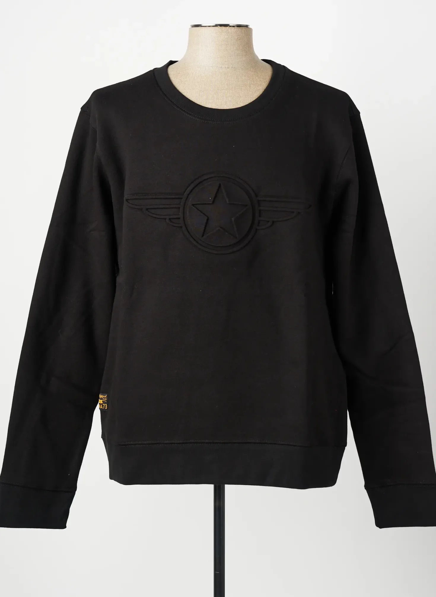 Sweat-shirt Daytona Noir Manches Longues