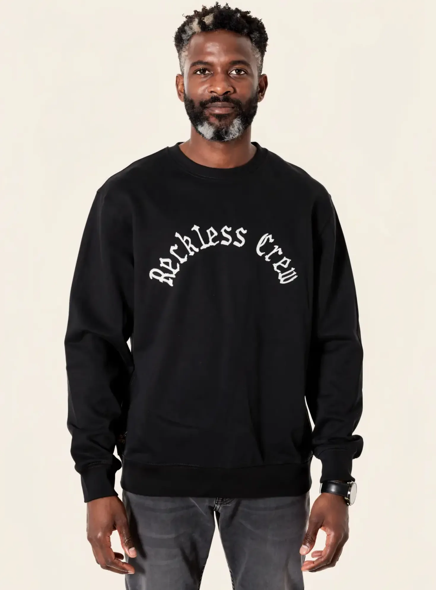 Sweat-shirt Daytona Noir Manches Longues