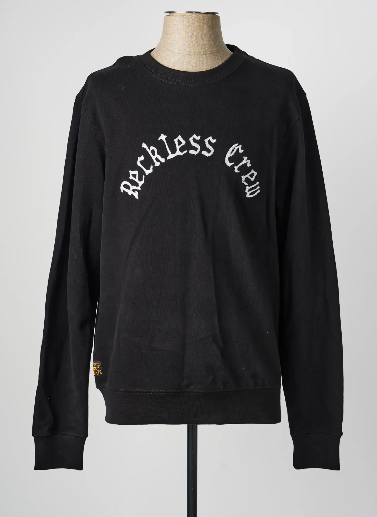 Sweat-shirt Daytona Noir Manches Longues