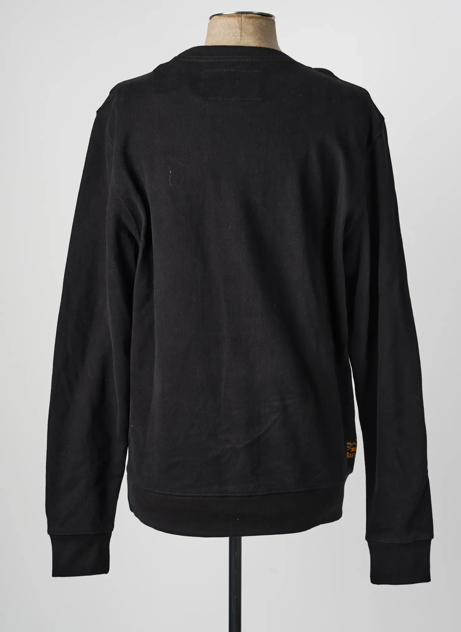 Sweat-shirt Daytona Noir Manches Longues
