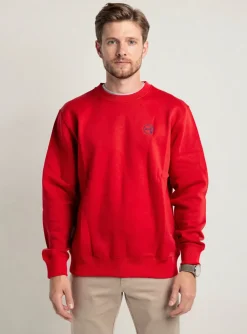 Sweat-shirt Daytona Rouge Manches Longues