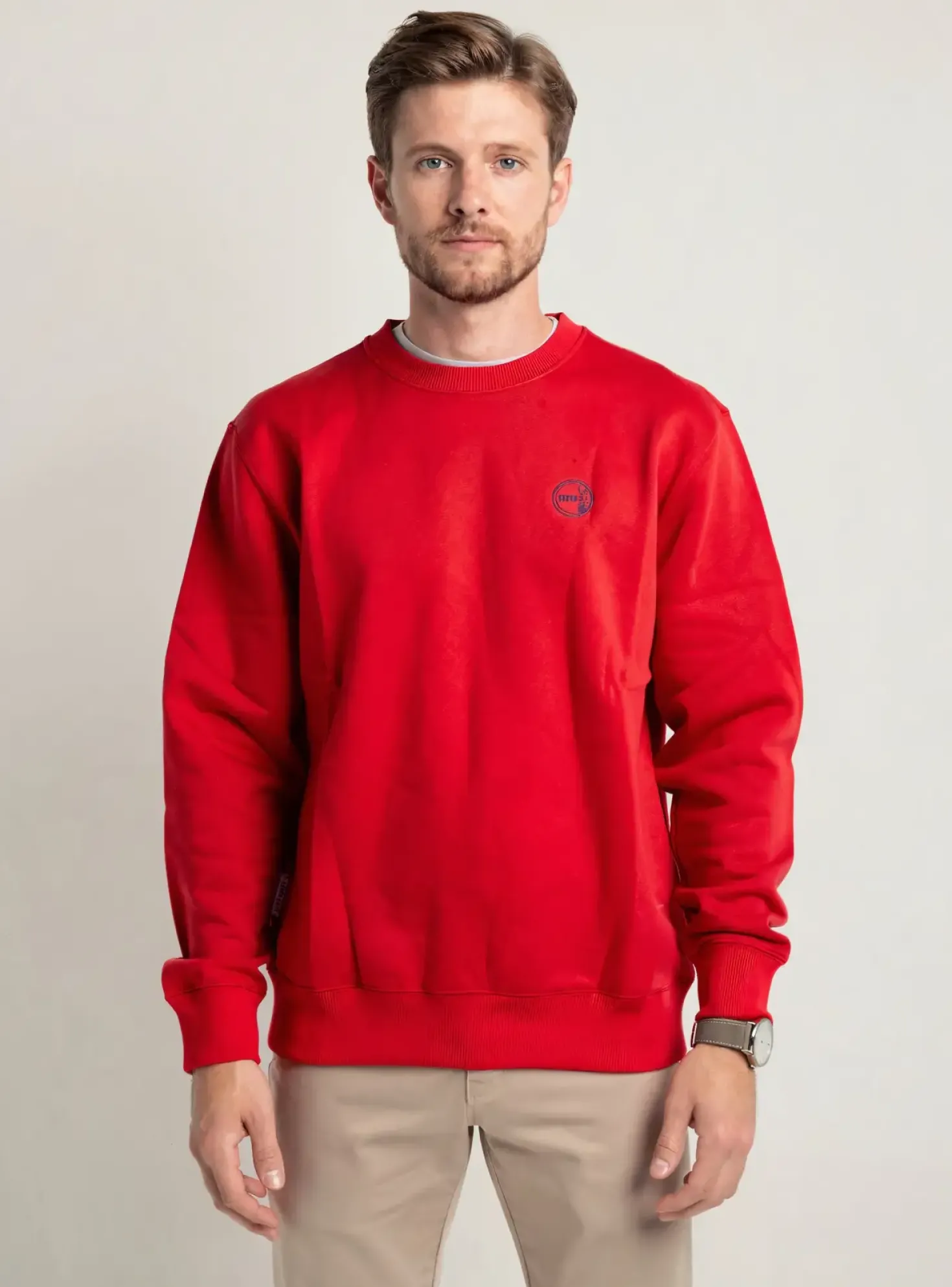 Sweat-shirt Daytona Rouge Manches Longues