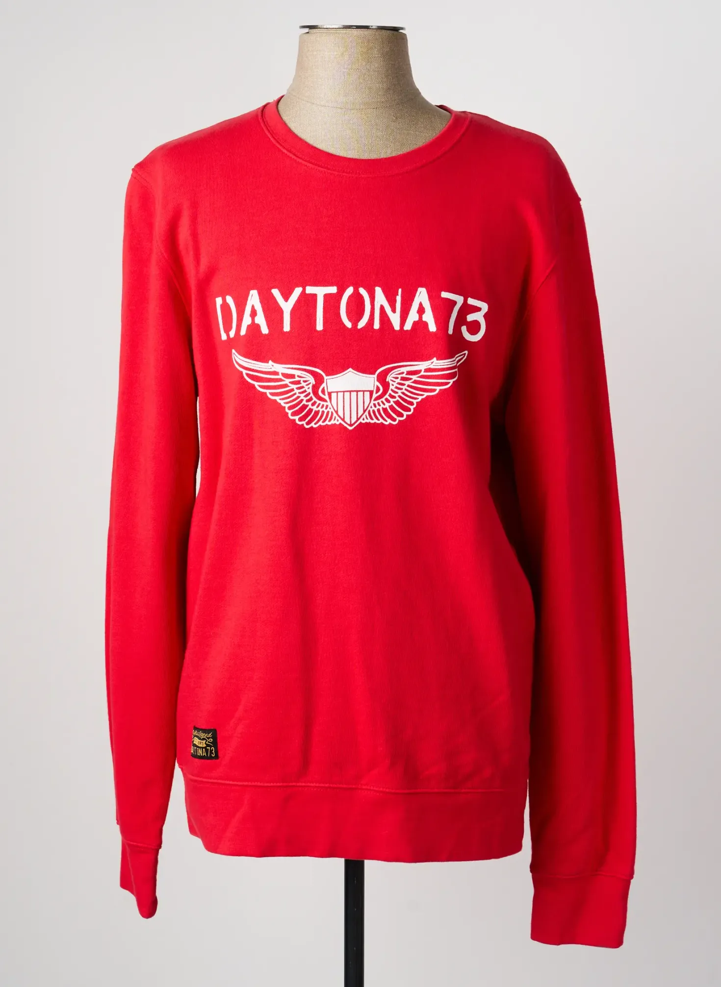 Sweat-shirt Daytona Rouge Manches Longues