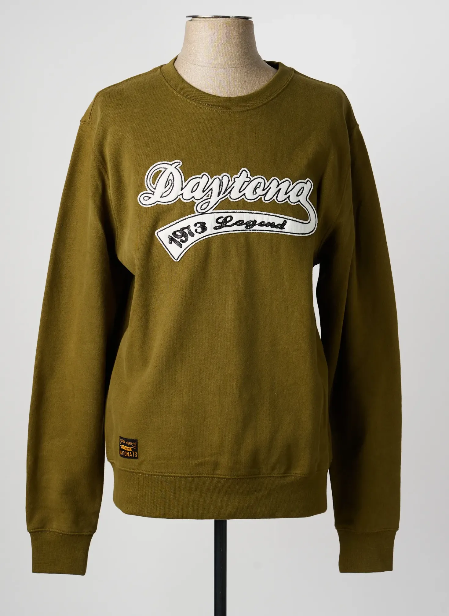 Sweat-shirt Daytona Vert Manches Longues