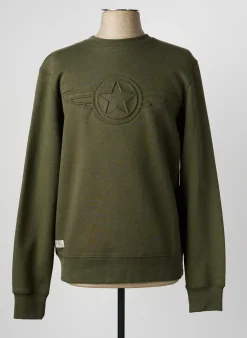 Sweat-shirt Daytona Vert Manches Longues