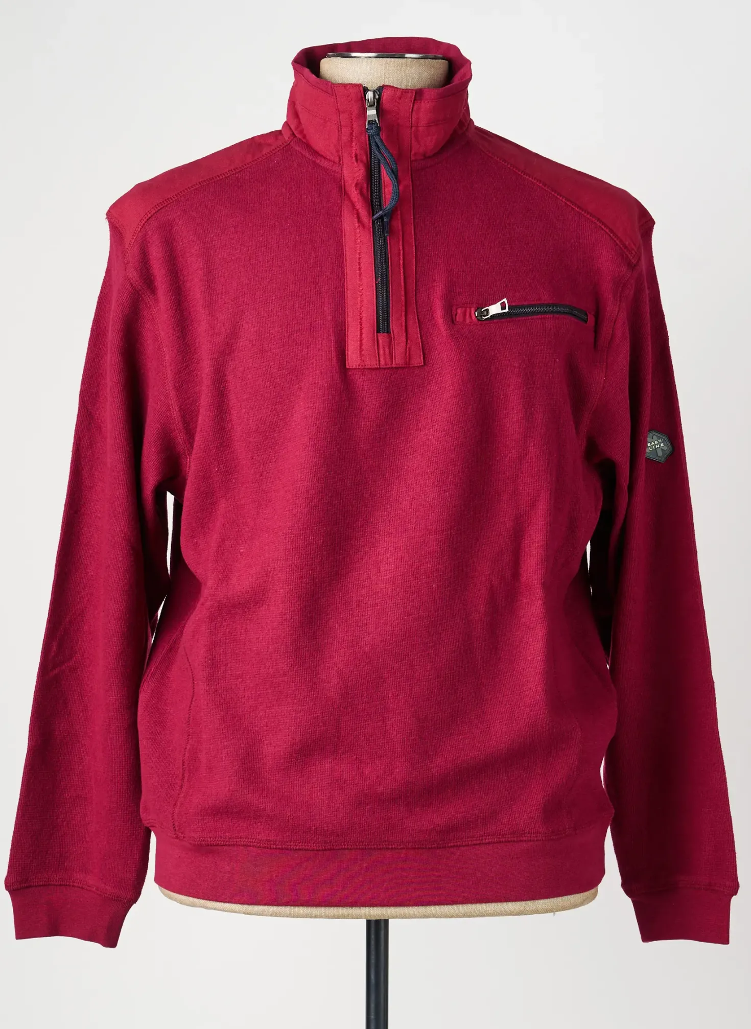 Sweat-shirt Easyline Rouge Manches Longues