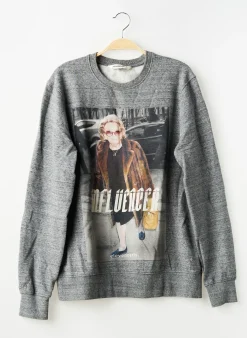 Sweat-shirt Eleven Paris Gris Manches Longues