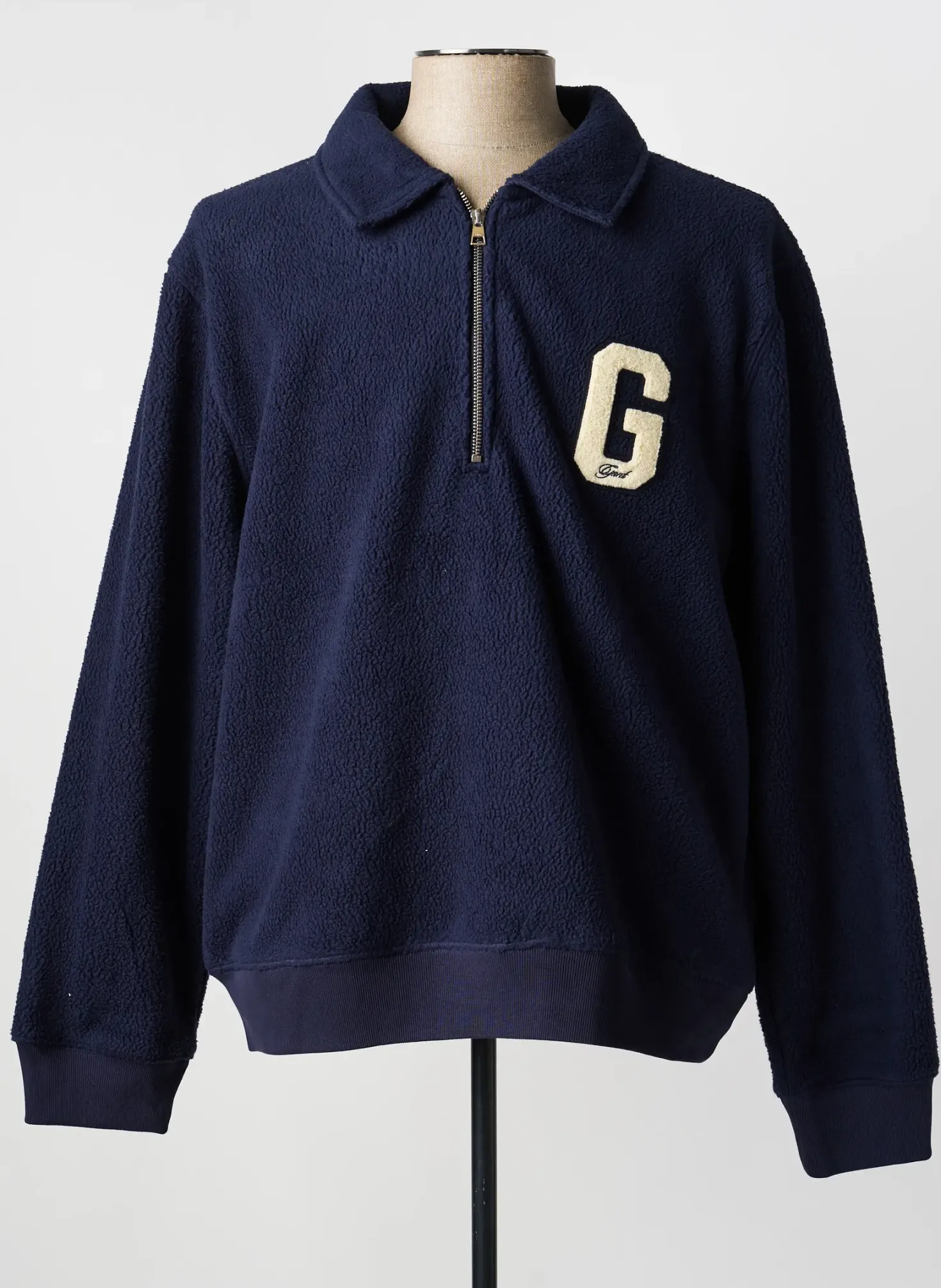 Sweat-shirt Gant Bleu Manches Longues