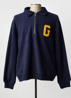 Sweat-shirt Gant Bleu Manches Longues