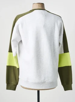 Sweat-shirt Garcia Blanc Manches Longues