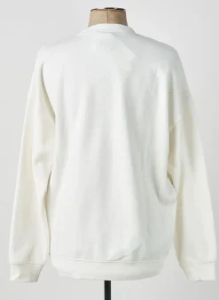Sweat-shirt Garcia Blanc Manches Longues