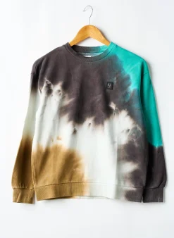 Sweat-shirt Garcia Bleu Manches Longues