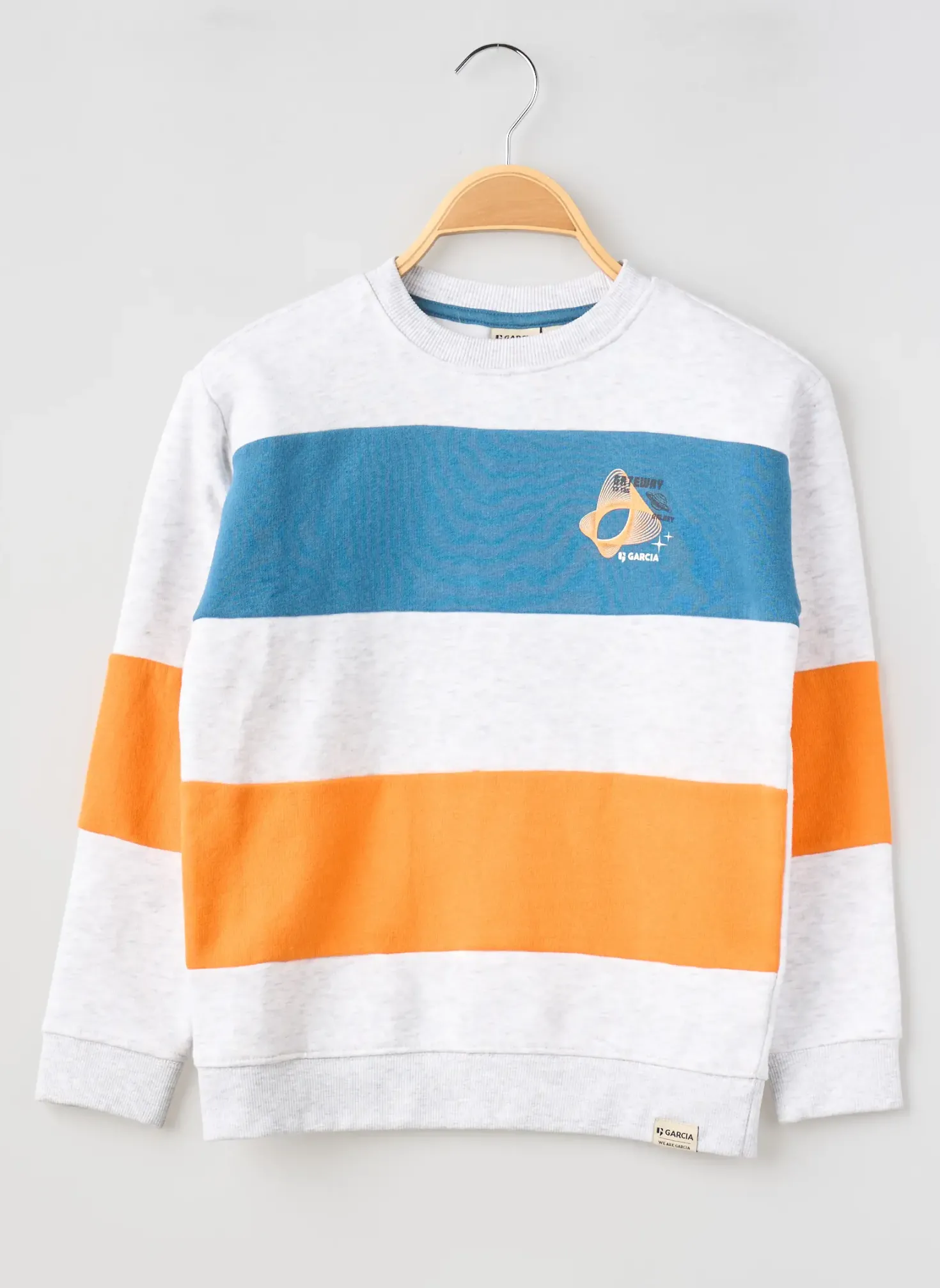 Sweat-shirt Garcia Gris Manches Longues