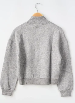 Sweat-shirt Garcia Gris Manches Longues