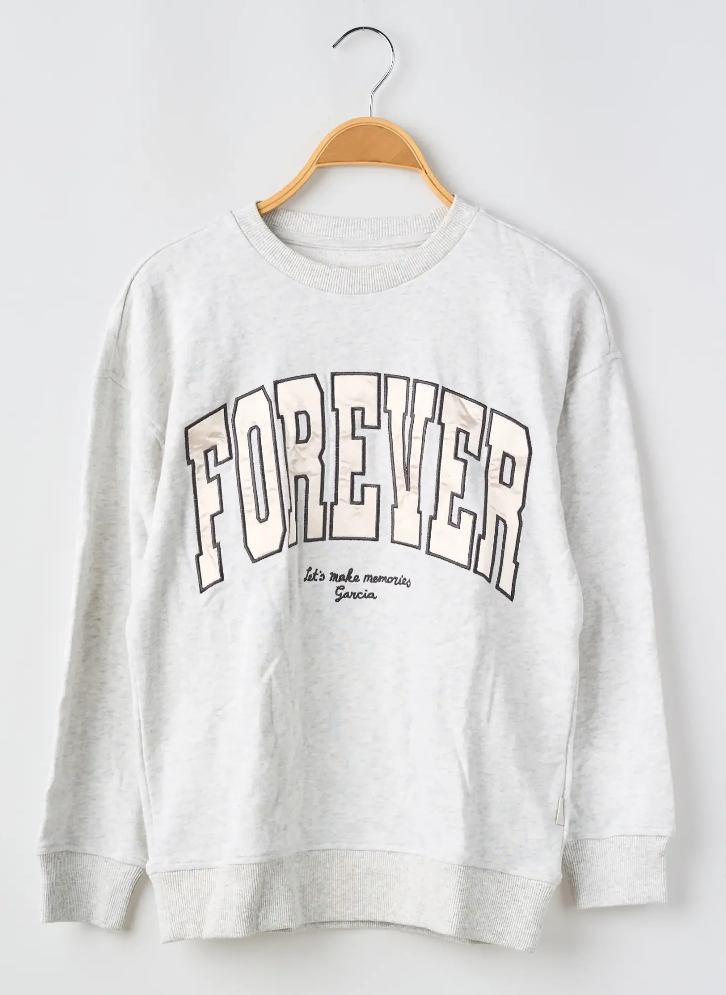 Sweat-shirt Garcia Gris Manches Longues