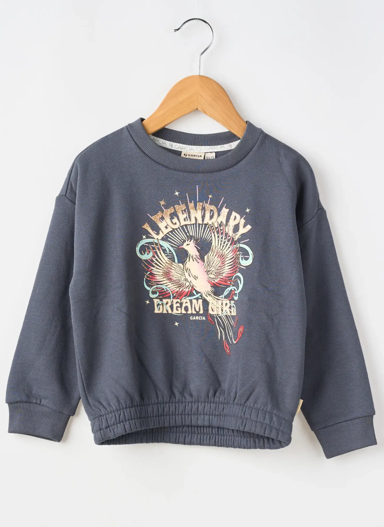 Sweat-shirt Garcia Gris Manches Longues