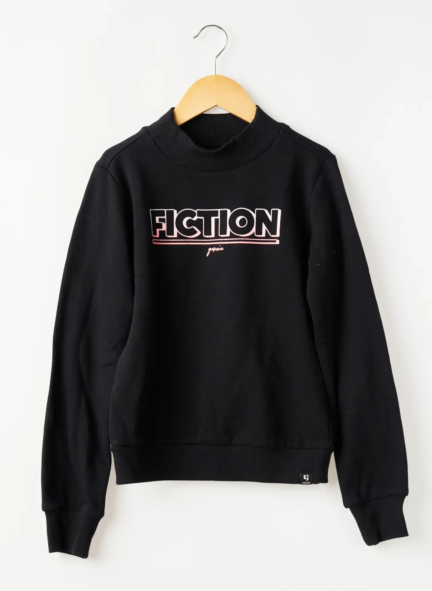 Sweat-shirt Garcia Noir Manches Longues