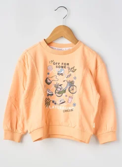 Sweat-shirt Garcia Orange Manches Longues