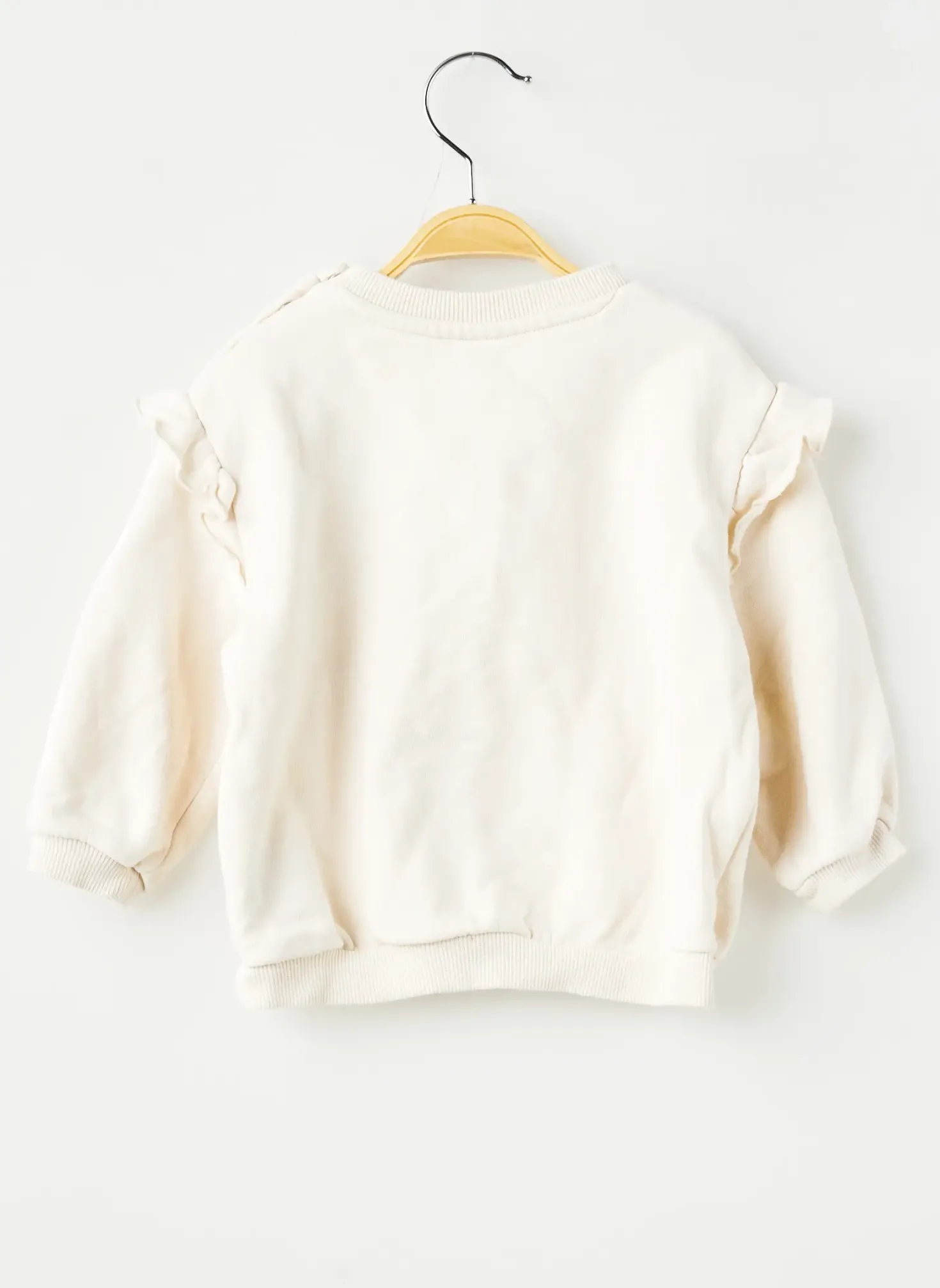 Sweat-shirt H&m Blanc Manches Longues