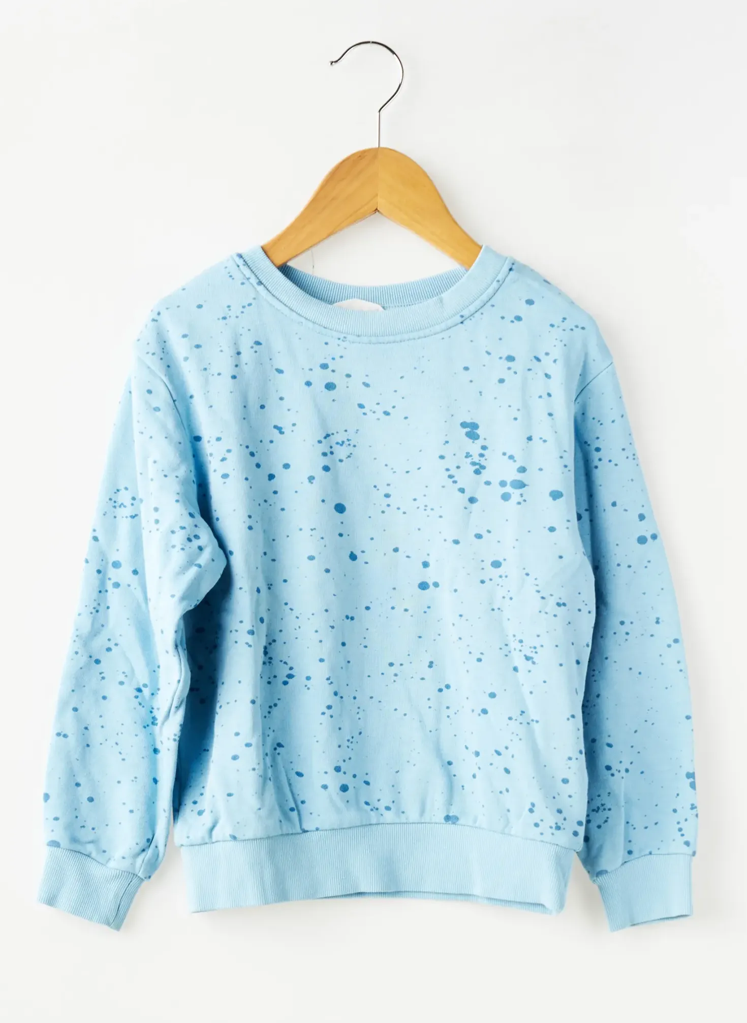 Sweat-shirt H&m Bleu Manches Longues