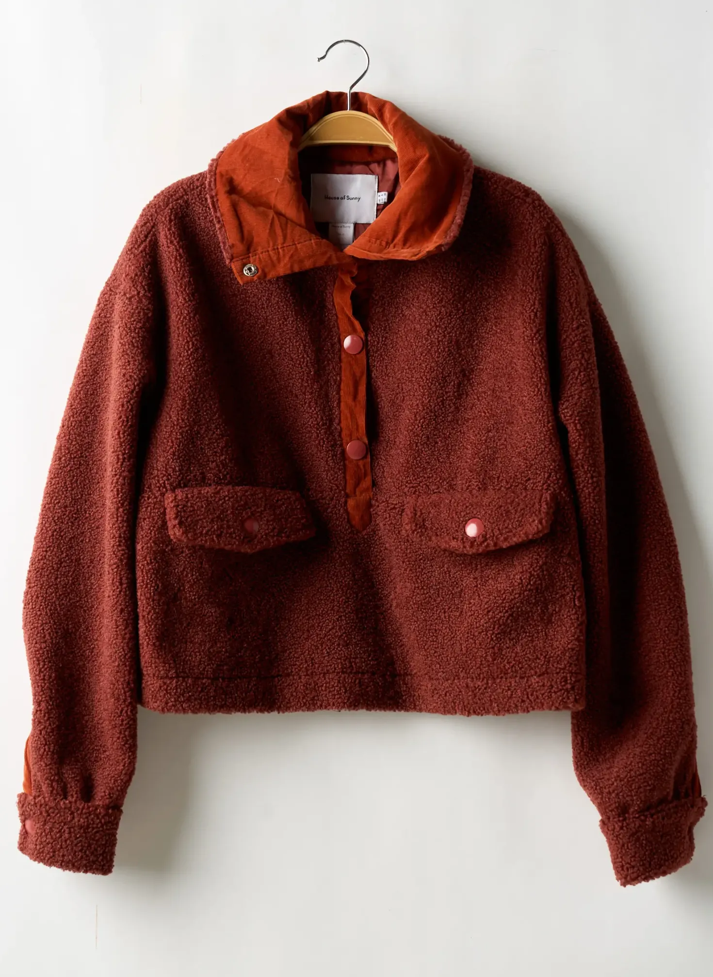 Sweat-shirt House Of Sunny Orange Manches Longues