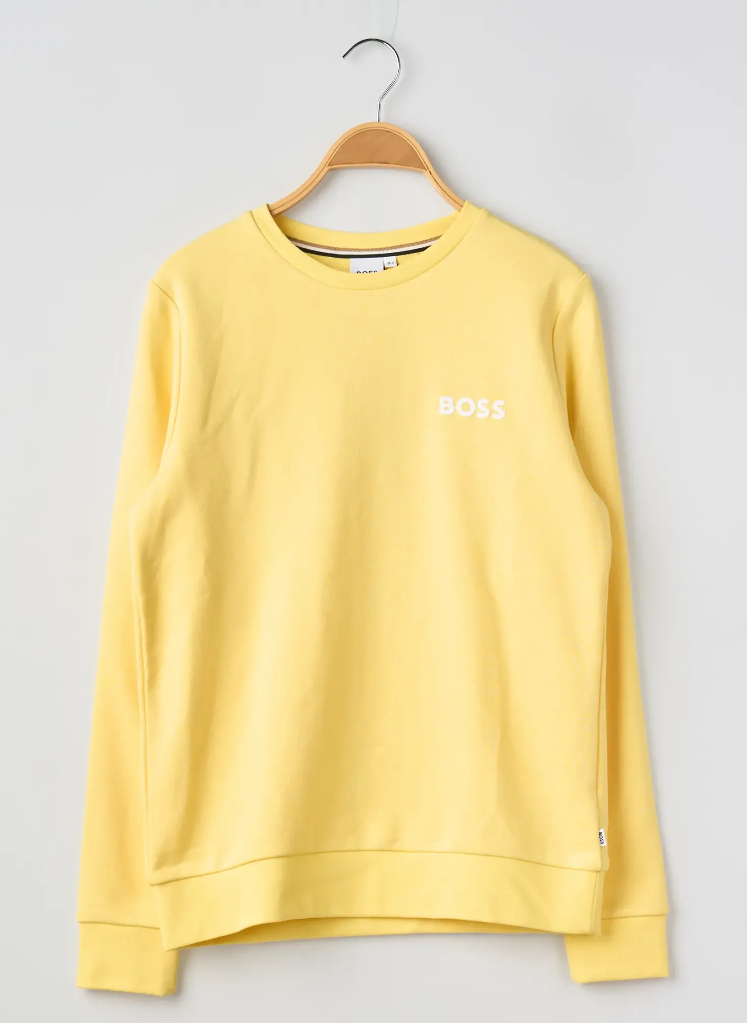 Sweat-shirt Hugo Boss Jaune Manches Longues