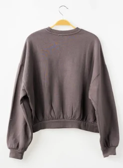Sweat-shirt Ikks Gris Manches Longues